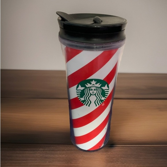 Starbucks Other - Starbucks Black and Pink Tumbler with Lid